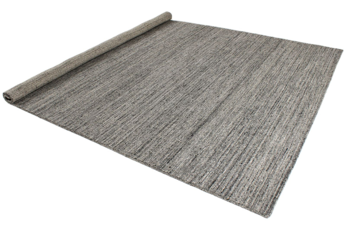 8x10 White and Gray Modern Contemporary Rug