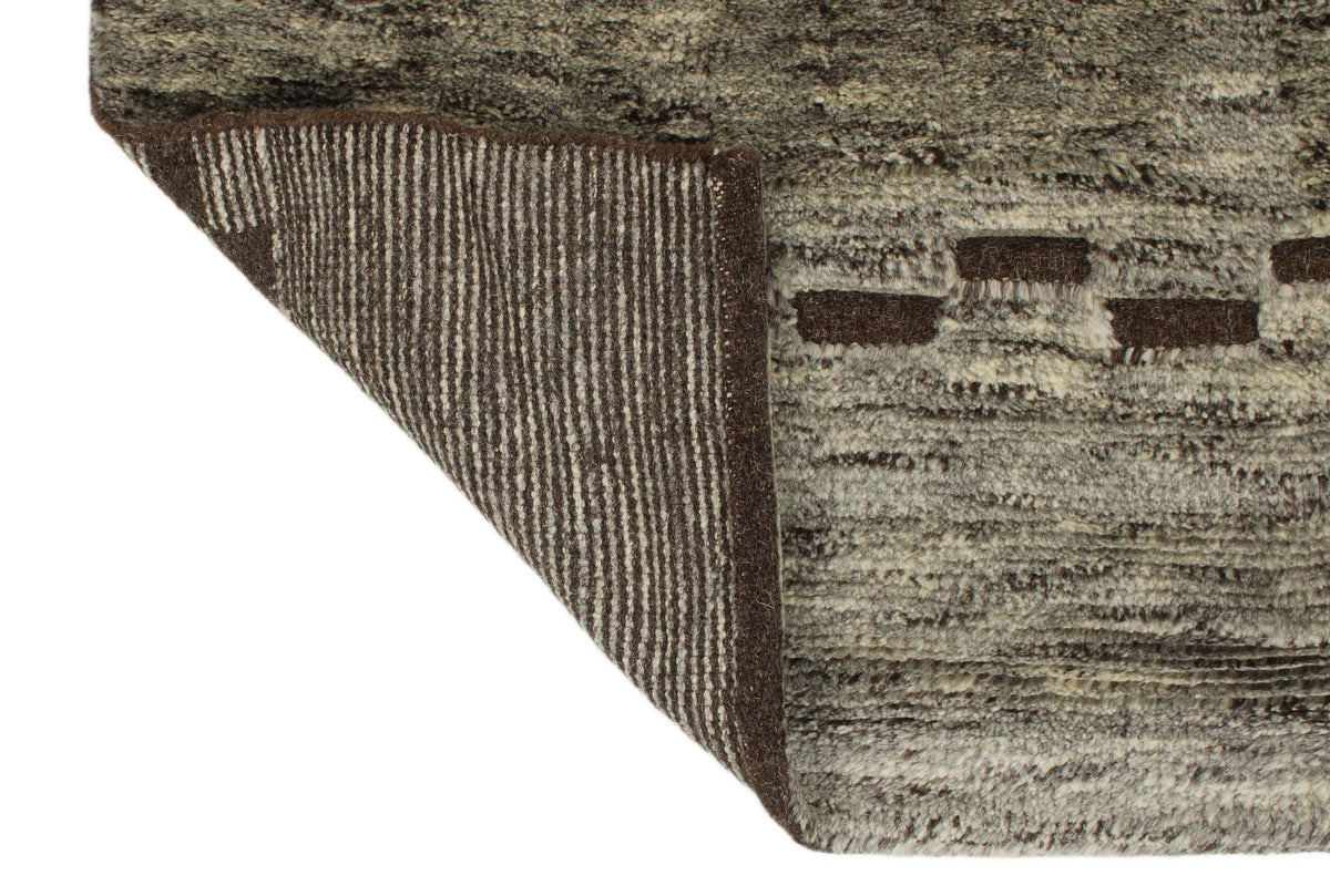 3x10 Beige and Brown Modern Contemporary Runner