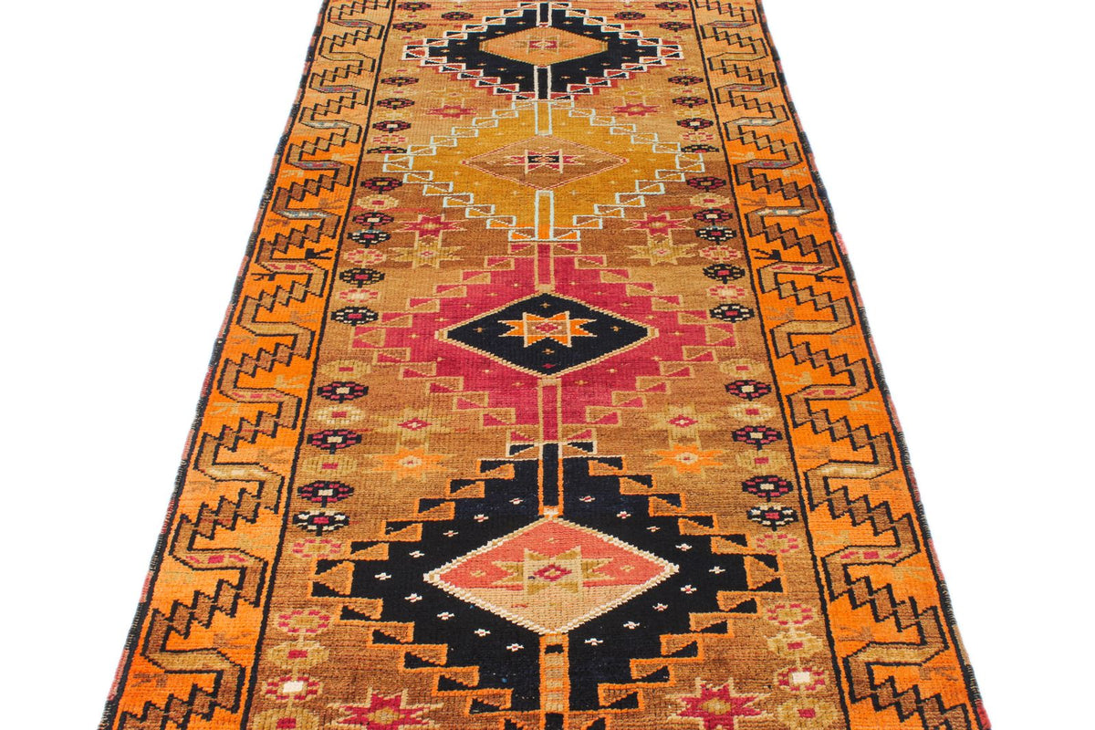 4x17 Multicolor Turkish Tribal Runner