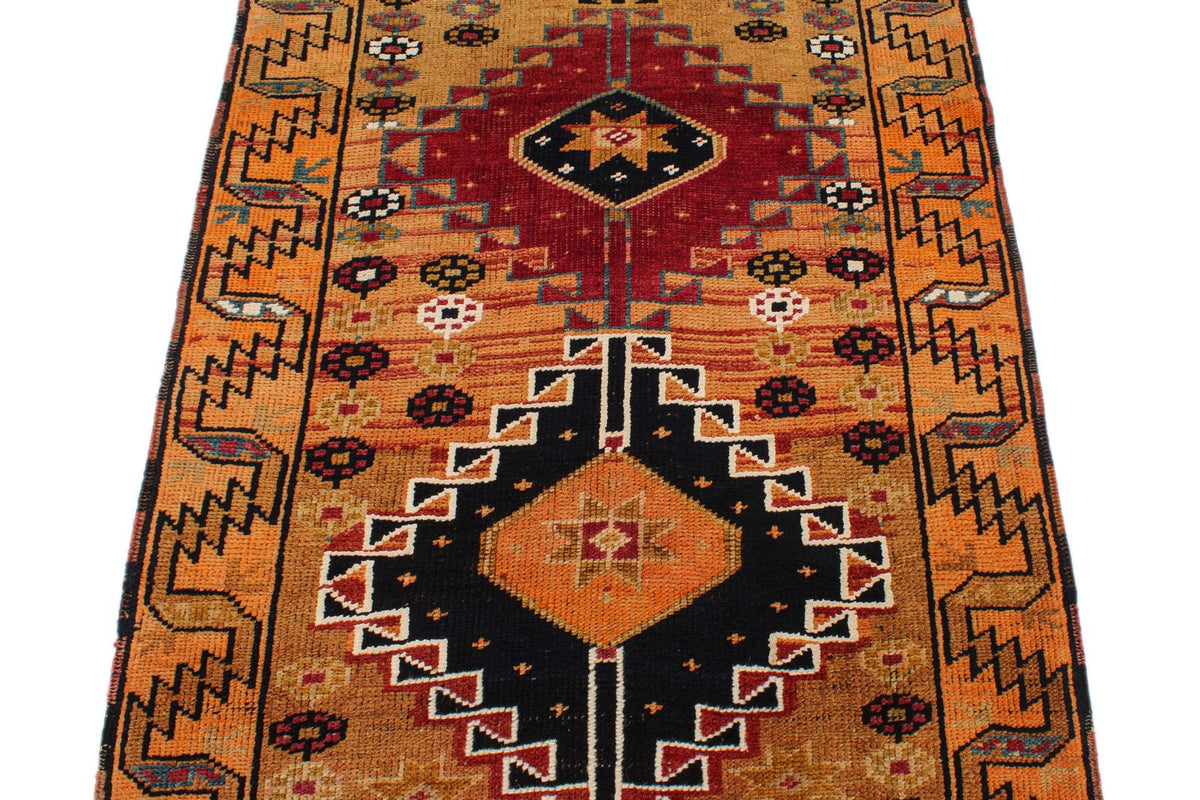 4x17 Multicolor Turkish Tribal Runner
