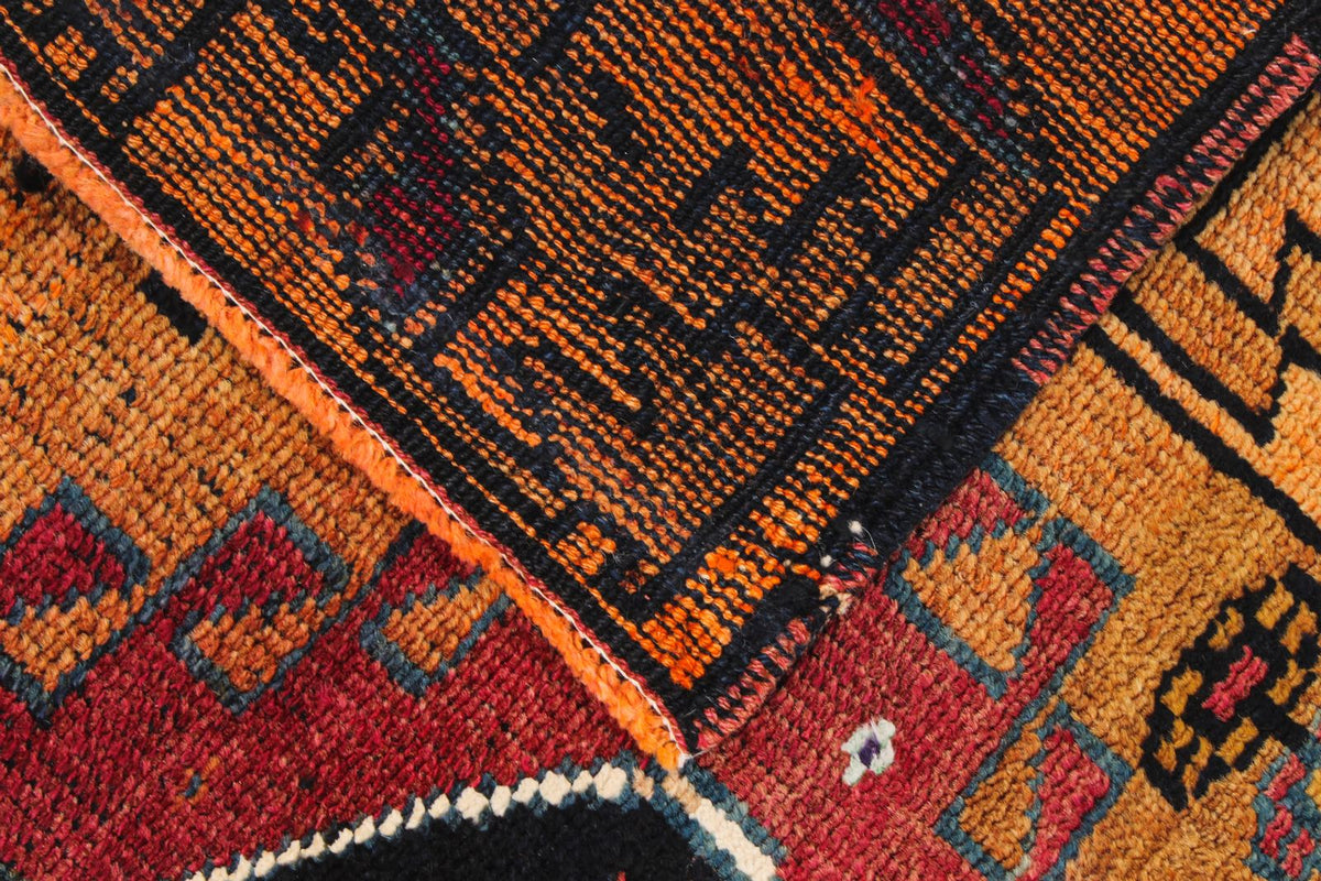 4x17 Multicolor Turkish Tribal Runner