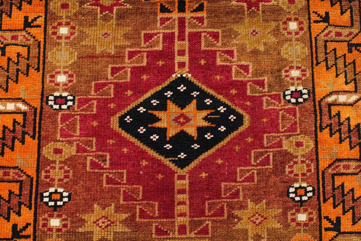 4x17 Multicolor Turkish Tribal Runner