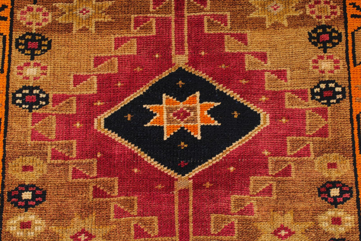 4x17 Multicolor Turkish Tribal Runner