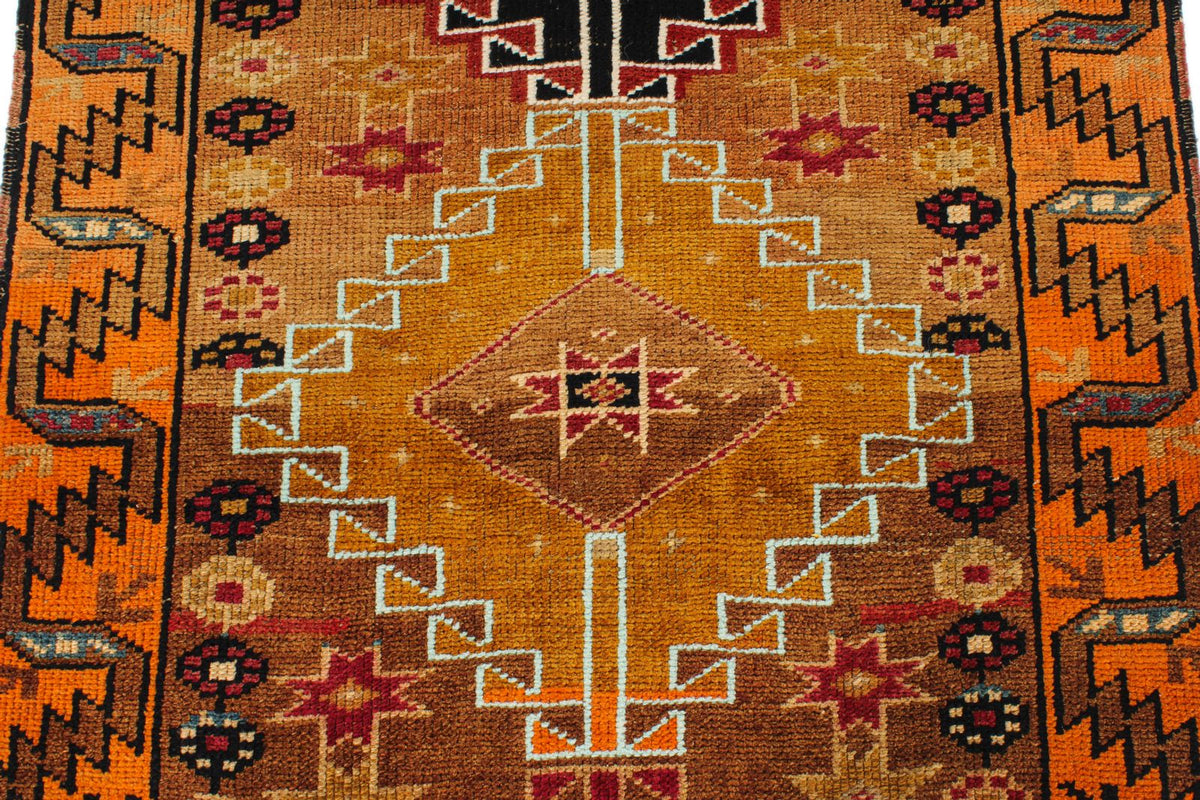 4x17 Multicolor Turkish Tribal Runner