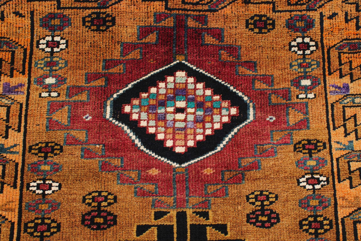 4x17 Multicolor Turkish Tribal Runner