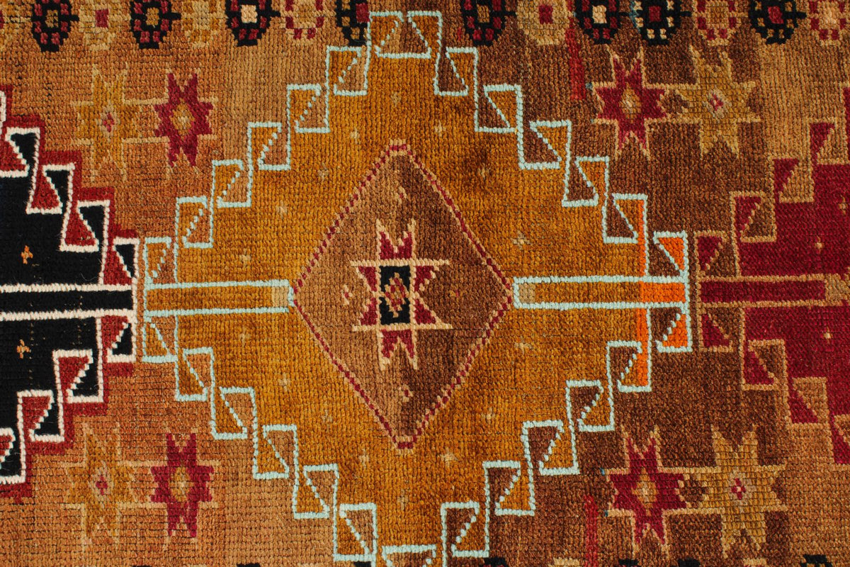 4x17 Multicolor Turkish Tribal Runner