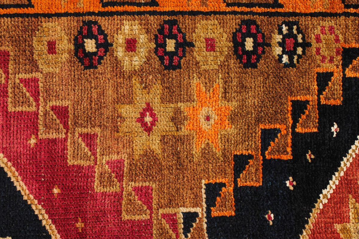 4x17 Multicolor Turkish Tribal Runner