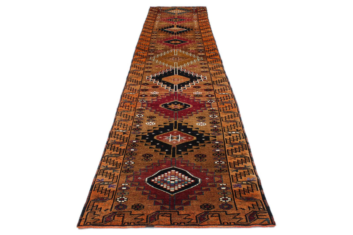 4x17 Multicolor Turkish Tribal Runner