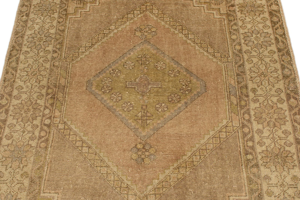 4x6 Gray Turkish Tribal Rug
