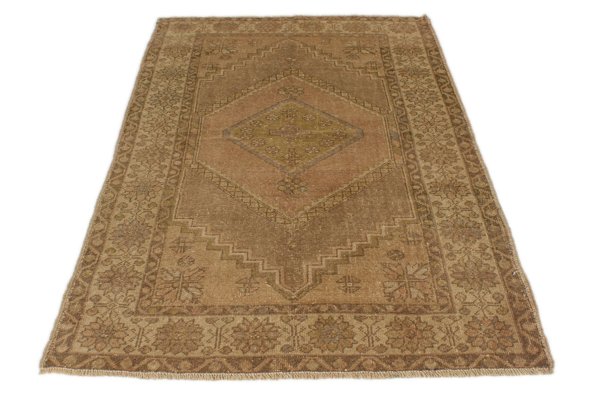 4x6 Gray Turkish Tribal Rug