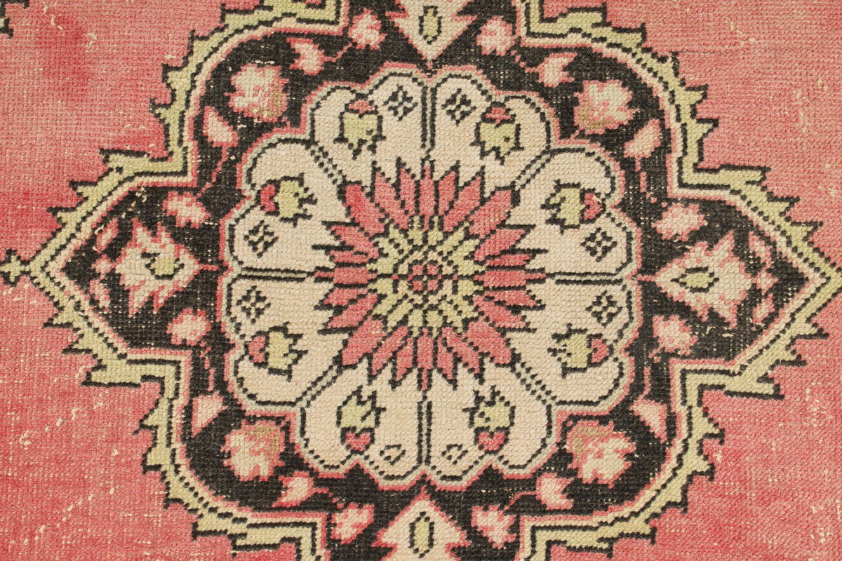 3x14 Pink and Brown Turkish Tribal Runner