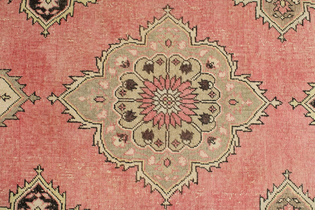 3x14 Pink and Brown Turkish Tribal Runner
