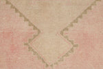 3x13 Pink and Green Turkish Tribal Runner