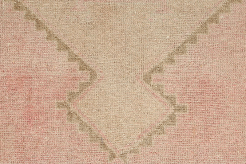 3x13 Pink and Green Turkish Tribal Runner