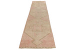 3x13 Pink and Green Turkish Tribal Runner