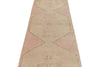 3x13 Pink and Green Turkish Tribal Runner