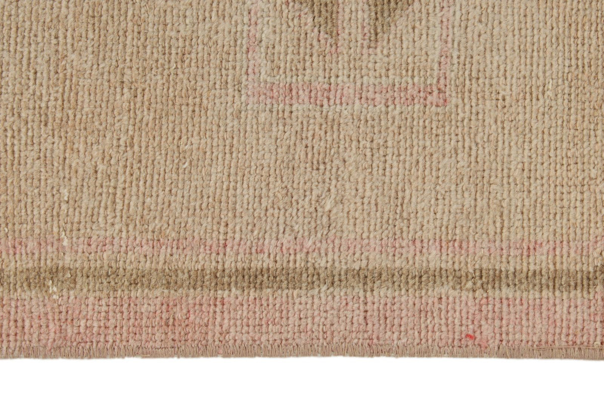 3x13 Pink and Green Turkish Tribal Runner