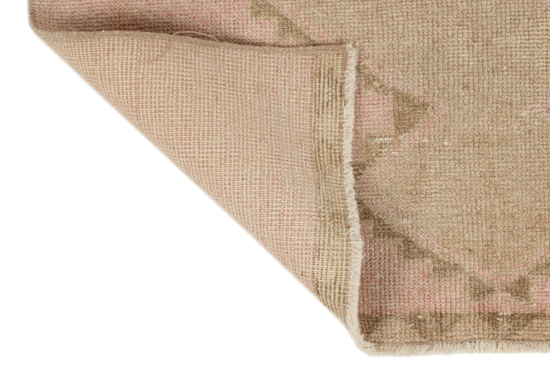 3x13 Pink and Green Turkish Tribal Runner