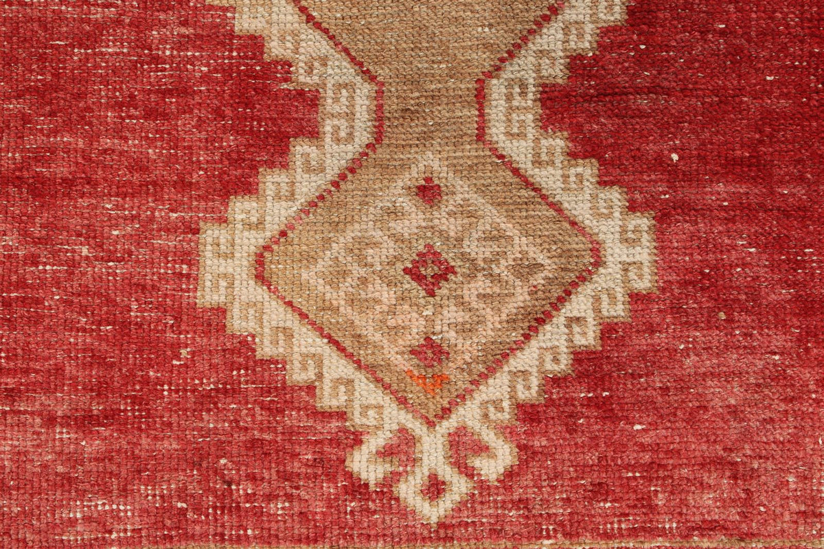 3x10 Green and Pink Turkish Tribal Runner