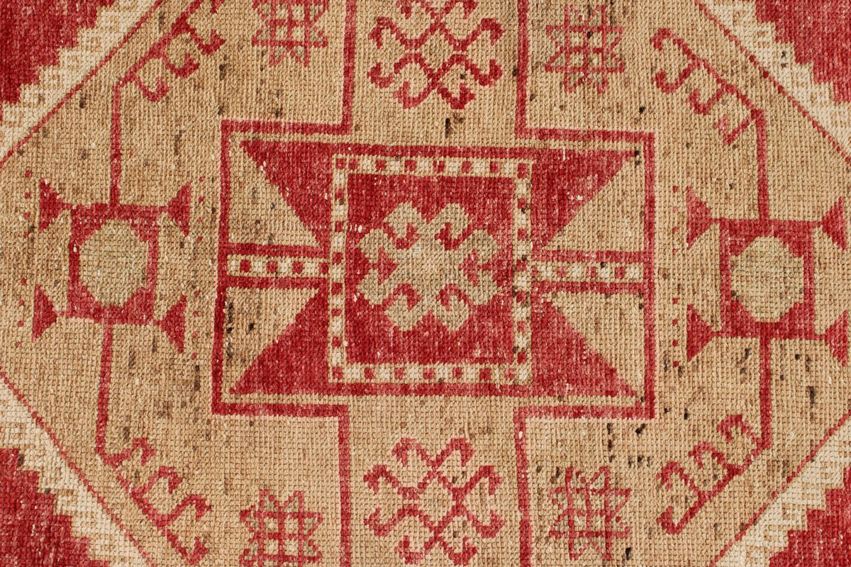 3x10 Green and Pink Turkish Tribal Runner