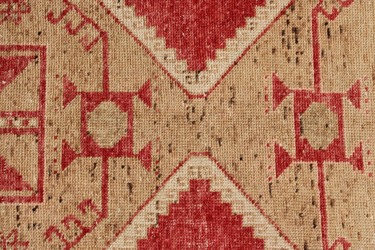 3x10 Green and Pink Turkish Tribal Runner