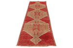 3x10 Green and Pink Turkish Tribal Runner