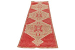 3x10 Green and Pink Turkish Tribal Runner