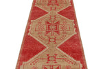 3x10 Green and Pink Turkish Tribal Runner