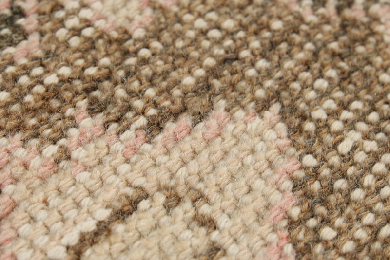3x13 Brown and Pink Turkish Tribal Runner