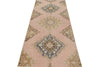 3x13 Brown and Pink Turkish Tribal Runner