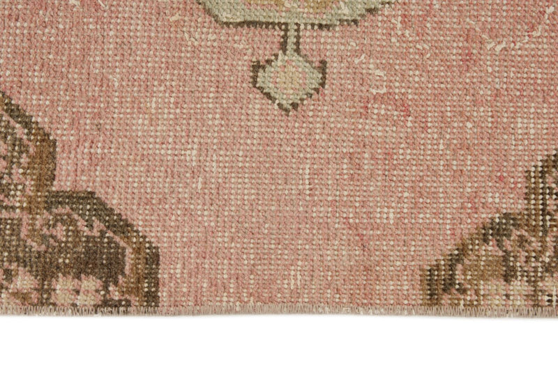 3x13 Brown and Pink Turkish Tribal Runner