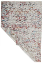 7x10 Red and Blue Turkish Antep Rug