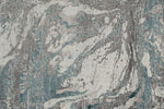 3x10 Gray and Blue Turkish Antep Runner