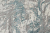 3x10 Gray and Blue Turkish Antep Runner