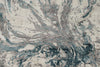 3x10 Gray and Blue Turkish Antep Runner
