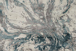 3x10 Gray and Blue Turkish Antep Runner