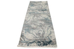 3x10 Gray and Blue Turkish Antep Runner