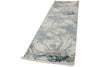3x10 Gray and Blue Turkish Antep Runner