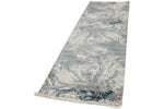 3x10 Gray and Blue Turkish Antep Runner