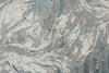 3x10 Gray and Blue Turkish Antep Runner