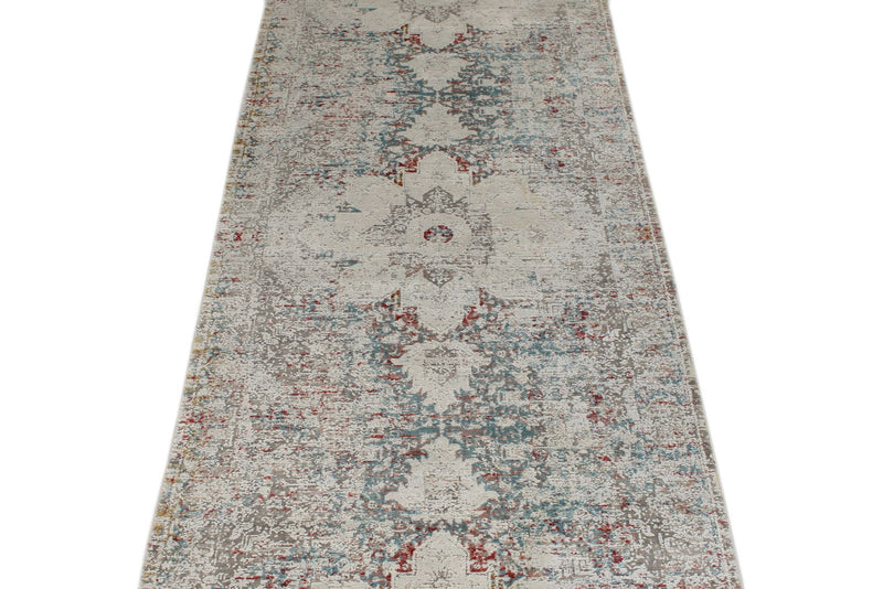 3x10 Red and Blue Turkish Antep Runner