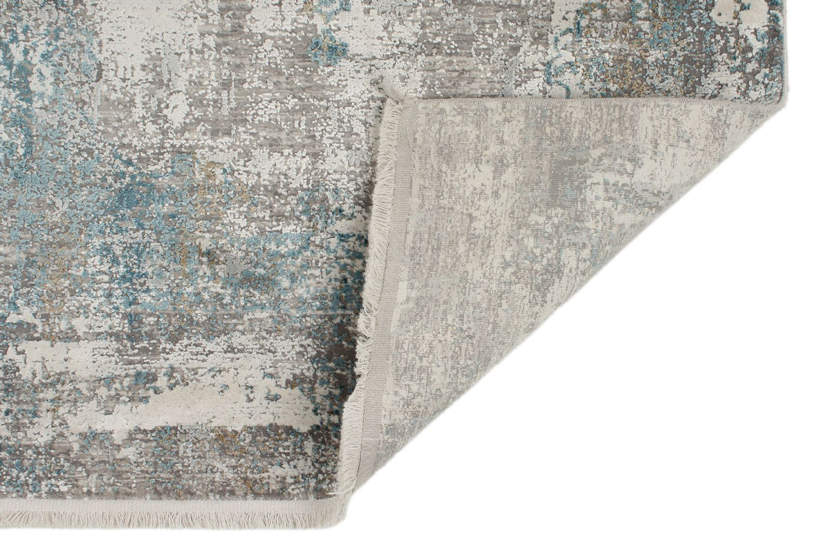3x10 Gray and Blue Turkish Antep Runner