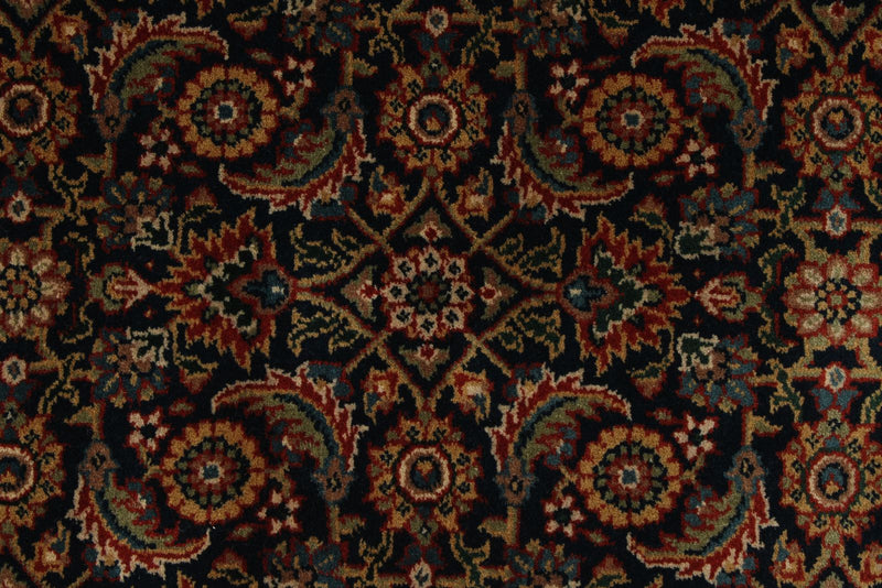 2x12 Navy and Red Traditional Runner