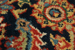 2x12 Navy and Red Traditional Runner