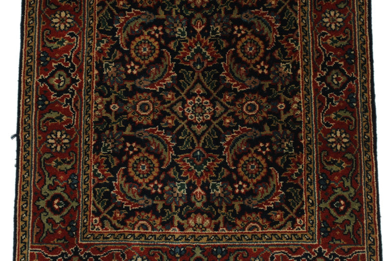 2x12 Navy and Red Traditional Runner