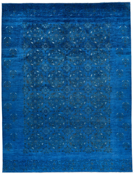 9x12 Navy Anatolian Traditional Rug