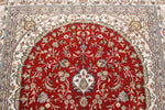 5x8 Red and White Turkish Antep Rug