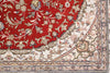 5x8 Red and White Turkish Antep Rug