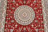 5x8 Red and White Turkish Antep Rug