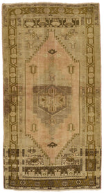 4x7 Red and Brown Turkish Tribal Rug